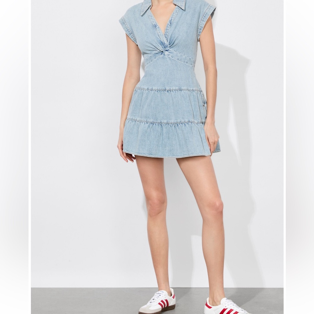 Alice + Olivia Light Blue Mini Dress